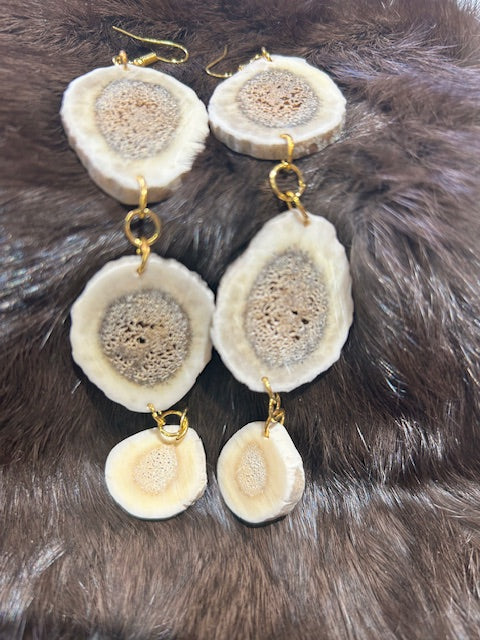 Deer Antler Earrings