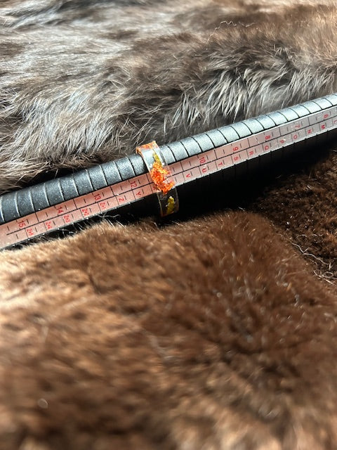 Copper and Cedar Ring Size 11